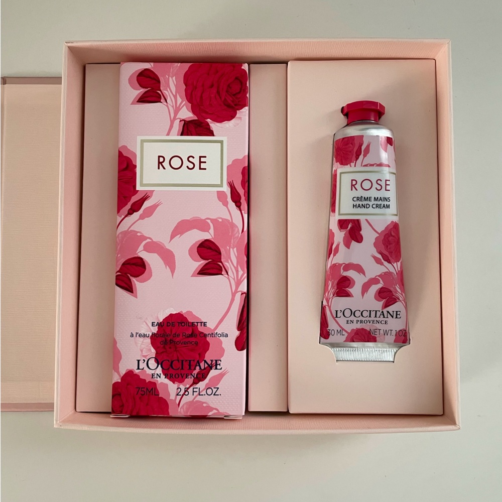 L’Occitane Rose Perfume and Hand Cream Set